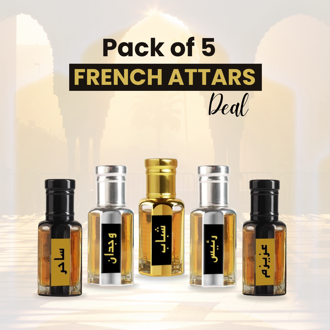 Pack Of 5 Attars Deal (French)