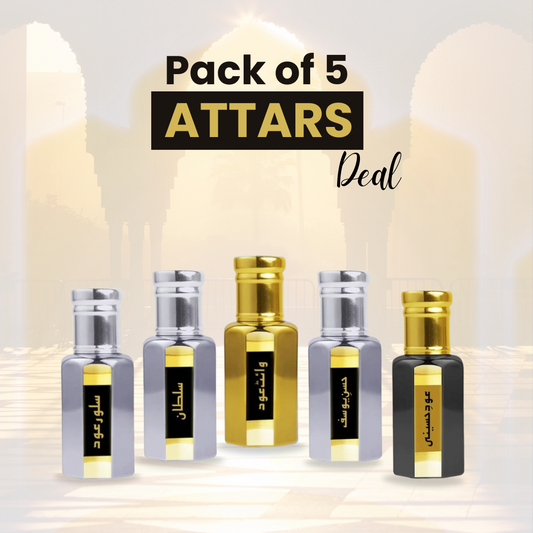 Pack Of 5 Attars Deal (Arabic)