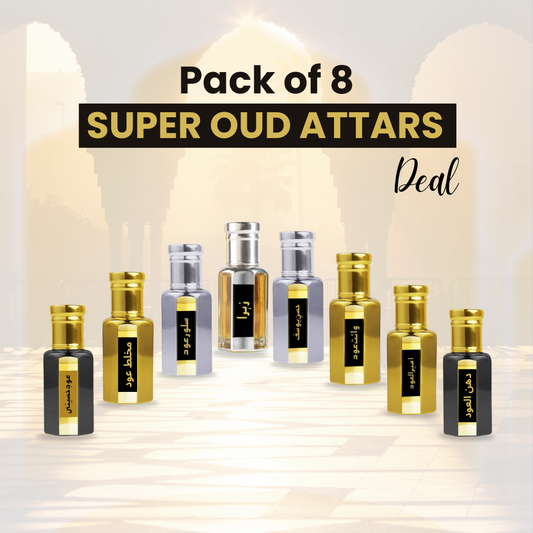 Super Oud Pack Of 8 Attars Deal